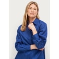 thumbnail image 3 of Ellos Women's Oversized Button-Front Linen Blend Shirt, 3 of 6