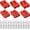 6 PCS Red, variant on 50A-600V Battery Quick Connect/Disconnect with 7/8/10/12 AWG, 2 PCS Jumper Cable Plug Connector, Compatible with Anderson Connector for Rescue Winch, Motor Recovery, Winch Trailer, Traction System