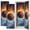 Color 1, variant on 2 Pcs School Locker Magnetic Wallpaper 12" x 36" Burning Soccer Ball Flames Dark Reusable Removable Locker Accessories Back to School Supplies
