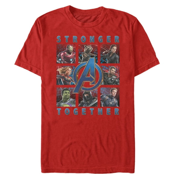Men's Marvel Avengers: Endgame Stronger Together Graphic Tee Red 3X Large