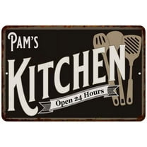 Pam's Kitchen Sign Metal Wall Decor Dift 8x12 208120019368