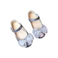 thumbnail image 2 of JDQJBZ Girls Casual Shoes Princess Rhinestones Bow Soft Sole Flats, 2 of 4