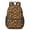 Black and Brown, variant on Purple Leopard Print 17" School Backpacks for Teens,Waterproof Oxford Fabric,S-Shape Padded Straps for School,Travel,Hiking,Camping