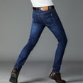 thumbnail image 4 of APEXFWDT Men's Skinny Denim Jeans Pants Slim Fit Stretch Comfy Fashion Jeans for Men Big and Tall Ripped Tapered Jeans Pants, 4 of 8