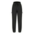thumbnail image 4 of cfhntfmh Women Cargo Pants Athletic Elastic High Waist Sweatpants with Pockets Quick Dry Outdoor Climbing Jogger Pants, 4 of 6