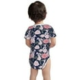 thumbnail image 6 of Rocae Rose Flowers for Baby Climbing Clothes Soft Baby Romper for Active Infants Comfortable and Breathable Crawling Jumpsuit Unisex Baby Outfit 9M, 6 of 8