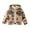 Beige, variant on Boys Aztec Print Hoodie Jacket Button Down Shacket Sherpa Coats Color: Beige Size: 4-5 Years