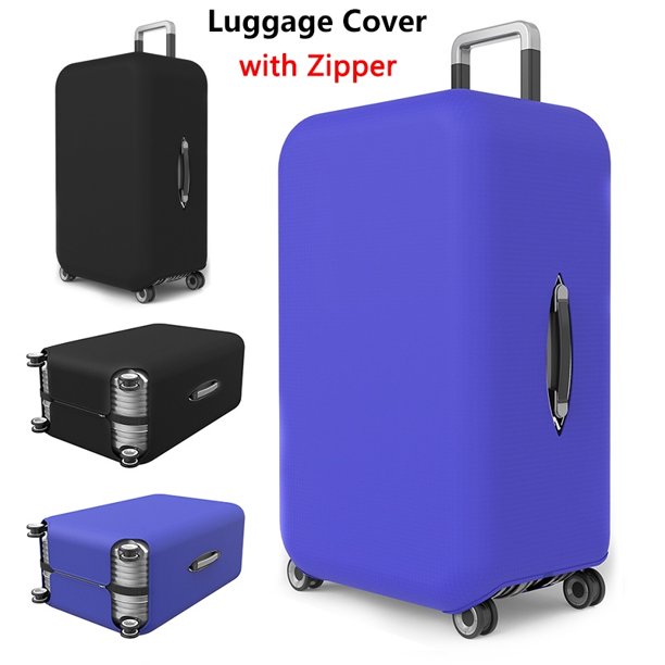 Willstar 22" 24" 26" 28" Elastic Solid Color Luggage Cover Case