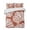 Rust, Red, White, variant on Quilts Queen Size, Dark Green Coral Coastal Soft Comforter Bedding Set for Bed, White Summer Beach Seaside Ocean Lightweight Quilted Bedspread with Pillow Cover(2 Pieces) for All Season, 90x96 Inch