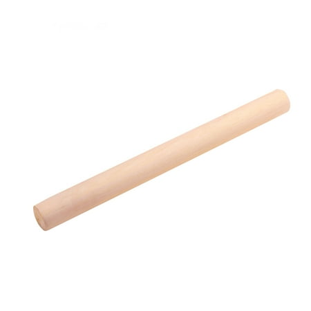 

28cm Wooden Rolling Pin Solid Flour Roller Stick for Fondant Pie Crust Cookie and Pastry Dough