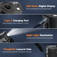 thumbnail image 4 of 20000mAh Portable Waist Fan, Clip-On Wearable Belt Fan with 5-Speed 20000RPM Mot, 4 of 8