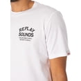 thumbnail image 5 of Replay Sounds Graphic T-Shirt, White, 5 of 6
