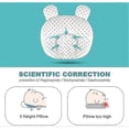 thumbnail image 4 of Muitar Soft Baby Pillows Unisex Newborn Head Shaping Infant Support Sleeping Head Pillows With Bear Ears (FMY), 4 of 5