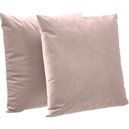 2-Pack Velvet Fleece Decorative Throw Pillows - 18