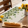 thumbnail image 4 of St. Patrick''s Day Placemats Set of 6, 13x19 Inch, Vintage Watercolor Shamrocks Green Leaf Linen Texture Washable Non Slip Linen Table Mats, Placemats for Dining Table Party Kitchen, 4 of 5