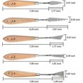 thumbnail image 2 of 13Pcs Palette Knife Set - Stainless Steel Paint Mixing Drawing Painting Palette, 2 of 5