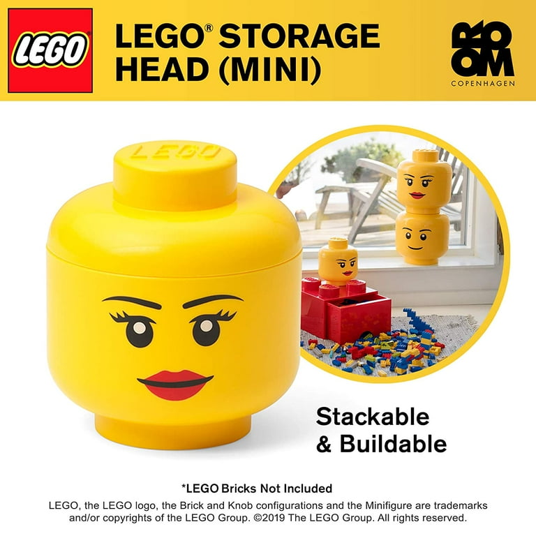 Mini lego 2024 storage head