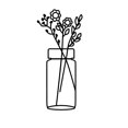 thumbnail image 6 of Enzo - Flower - Black Decorative Metal Wall Accessory, 6 of 7