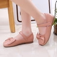 thumbnail image 4 of YunPes Girls Dress Shoes Cute Bow Closed Toe Falt Shoes Mary Jane Shoes Elegant Comfy School Uniform Shoes Casual Daily, 4 of 9