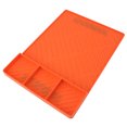 thumbnail image 1 of Grill Mat, Non Stick Silicone BBQ Grill Mat Heavy Duty Outdoor Grill & Baking Mats with Side Rack and Drip Tray  Installation Reusable Heat  BBQ Mats for Grilling, 1 of 8