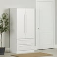 thumbnail image 1 of Armoire de rangement 2 portes, fini Blanc solide, collection Haven de Meubles South Shore, 1 of 13