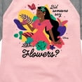 thumbnail image 3 of Encanto - Did Someone Say Flowers - Toddler & Youth Girls Raglan Graphic T-Shirt, 3 of 4