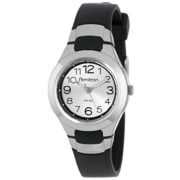 Sport Unisex 25/6418BLK Analog Easy-to-Read Dial Black Resin Strap Watch