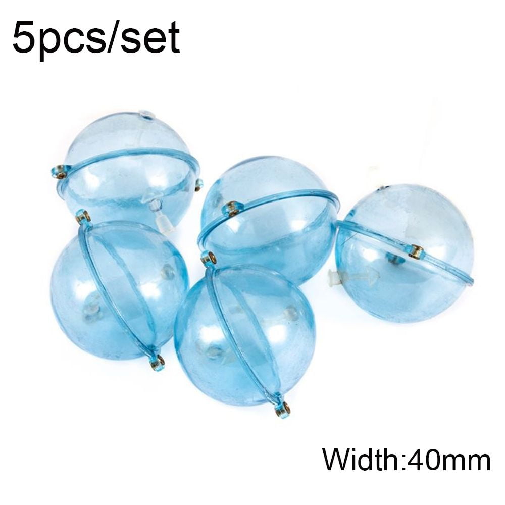 5 Pcs/Set New Hot Blue red ABS Plastic Fishing Float Balls Water Ball