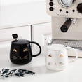 thumbnail image 5 of Cat on Mug, Ceramic, 13 oz Dishwasher & Microwave Safe, White, 5 of 5