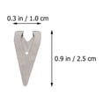 thumbnail image 3 of EeaseCA 12 Pcs Clips de Bookmaker en Acier Inoxydable Clips de Bookmaker Étiquette Rétro Clips, 3 of 8