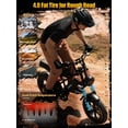 thumbnail image 4 of ESKUTE V100 Electric Bike for Teens Adults, 750W, 20 MPH, 48V 13 Ah,16"x4.0" Fat Tire E Bicycle, 7-Speed E-Bike with Dual Suspension, UL2849, 4 of 9