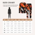 thumbnail image 5 of 2 Pack Women's Pajamas Set Sleepwear Loungewear Pjs Sets with Pockets, Seafood Pattern Crayfish Crab Shrimp, 5 of 6