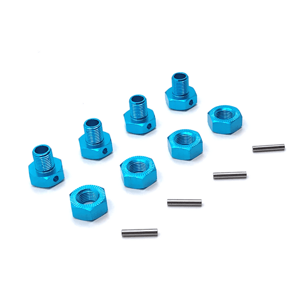 Tholdsy Adaptador de 17MM, nuevo estilo, alto rango, diseño único, apariencia exquisita, fácil instalación, espaciadores de rueda RC, reemplazo para Kits de construcción modelo Azul Tholdsy FN001428-04