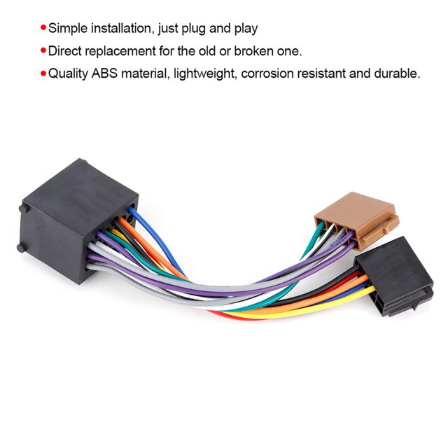 Stereo Harness, Adapter Harness Simple Installation Fine Workmanship for Phone for Repair