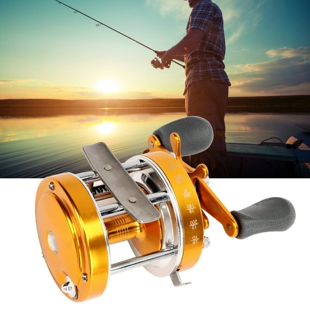Carrete De Pesca De Metal, Carretes De Pesca De Agua Salada Que Ahorran Mano De Obra, Metal Y Caucho De Agarre Suave Para Piscina