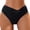 #3_Black, variant on Women's Tummy Control High Waisted Bikini Bottoms, Full Ruched Full Coverage Slimming Stretch Quick Dry Swim Briefs,Black,L