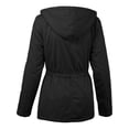 thumbnail image 4 of Ma Croix Womens Hooded Faux Fur Utility Coat Jacket Outwear, 4 of 8