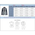 thumbnail image 5 of Vedolay Casual Tops for Men Fashion Blazer Jackets Long Sleeve Business Suit Jackets with Pockets,Gray M, 5 of 5