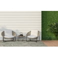 thumbnail image 5 of Linon Outdoor Washable Area Rug Collection, Ivory and Green, 7' x 9', 5 of 9
