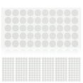 thumbnail image 1 of Shisuyan Round Acrylic Adhesive Dots 1 Set 0.4In Diameter Clear Design, 1 of 8