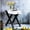 White+Black, variant on Red round leg table / Bathroom corner use / Bottom shelf storage