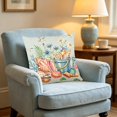 thumbnail image 5 of Summer Pillowcase Blue And Theme Print Soft Breathable Fabricsofa Bedroomcourtyard Decorative Cushion Cover, 5 of 5