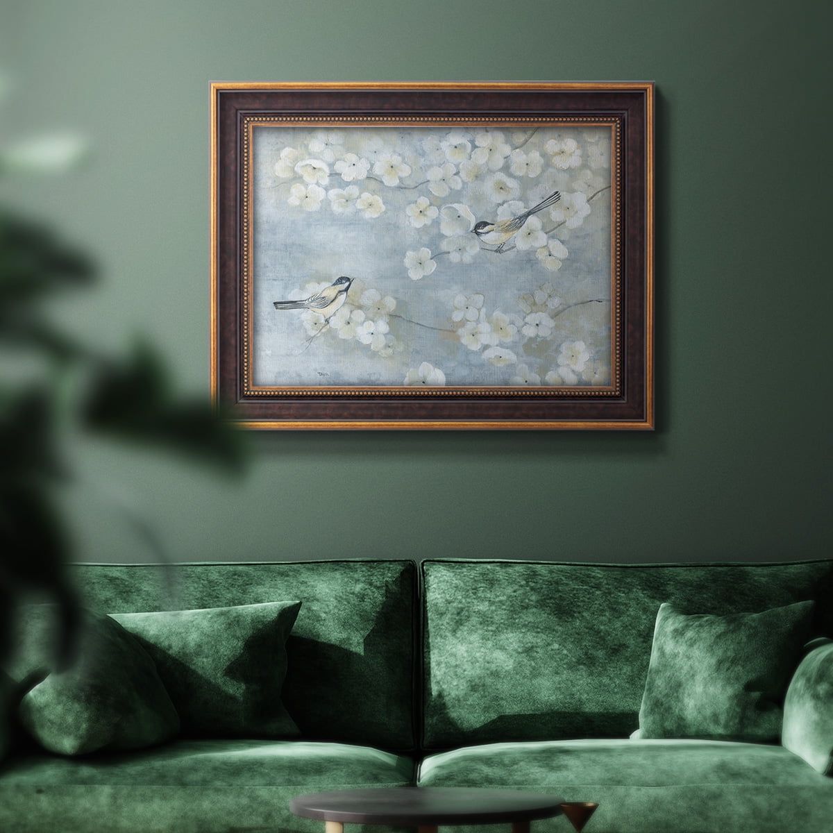 Springtime Chatter Premium Framed Canvas- Ready to Hang