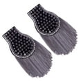 thumbnail image 2 of 1 par de cadena de eslabones Zulema Charreteras de hombro gris, 2 of 7
