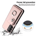 thumbnail image 3 of Allytech Galaxy A05S Wallet Case with Ring Holder Stand, Premium PU Leather Cards Slots Back Cover Shell Shockproof Phone Case for Samsung Galaxy A05S, Pink, 3 of 6