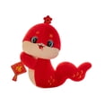 thumbnail image 2 of Serpiente china de peluche, juguete decorativo para el Festival de Primavera, almohada suave y encantadora. 16cm, 2 of 9