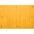 thumbnail image 1 of Ahgly Company Indoor Rectangle Abstract Yellow Contemporary Area Rugs, 8' x 10', 1 of 4