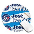 thumbnail image 3 of Toronto Baseball JB Round Non-Slip Rubber 1 PC 8in Mouse Pad 3mm Thick Polyester Surface for Office Gaming PC, Bluebird Mouse Pad LS480, 3 of 7