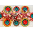 thumbnail image 3 of Ruby Red Dessert Plates | Unique Porcelain Inspired Paper Party Plate, 3 of 3