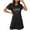 Black, variant on Sakmal Short Sleeve Moomoo Nightgownss Women Valentines Love Cute Sleep Dress Heart Print Short Nightgowns for Women L